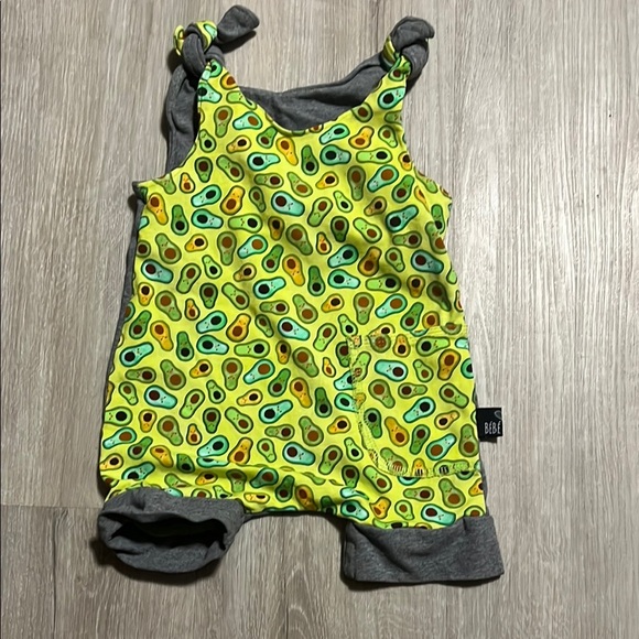 Avocado Print Baby Romper - Picture 1 of 1
